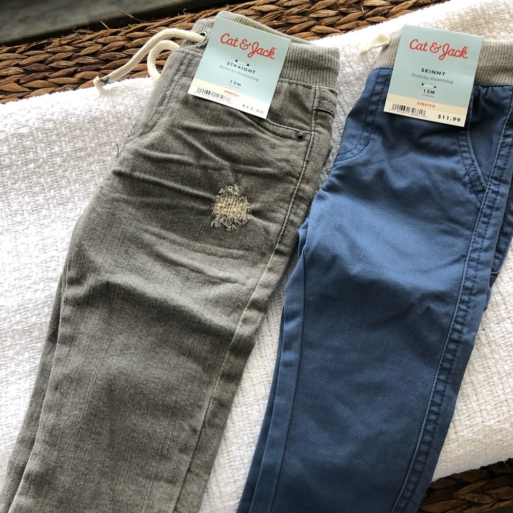 Brand new boys pants set! Get both Gray pair & blue pair